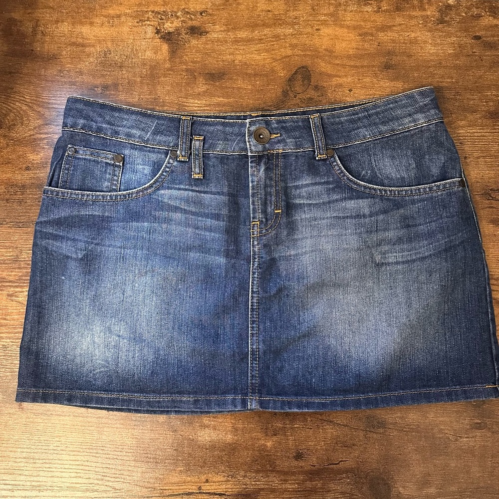Y2K L.e.i Blue Denim Mini Skirt